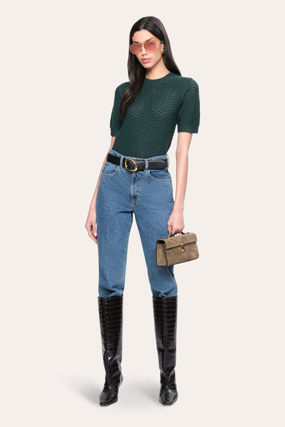 Women Maya Wool Sweater Dark Willow | Elie Tahari