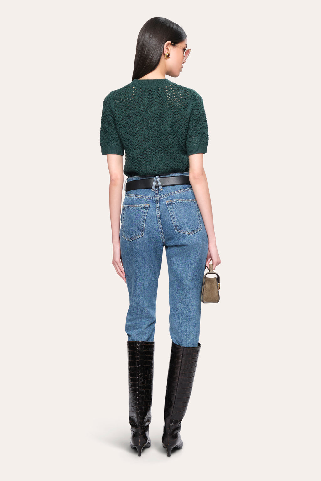 Women Maya Wool Sweater Dark Willow | Elie Tahari