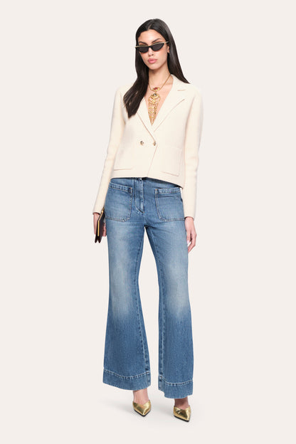 Women Lily Knit Jacket French Vanilla | Elie Tahari