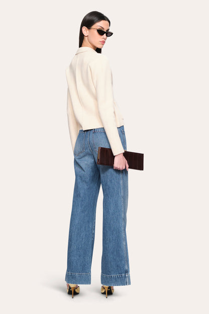 Women Lily Knit Jacket French Vanilla | Elie Tahari