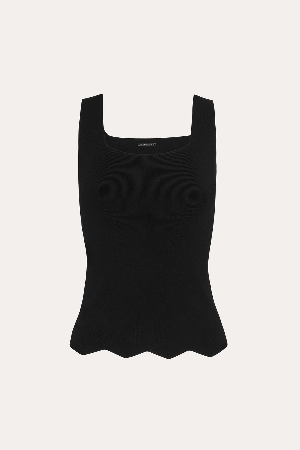 Women Scallop Hem Tank  | Elie Tahari