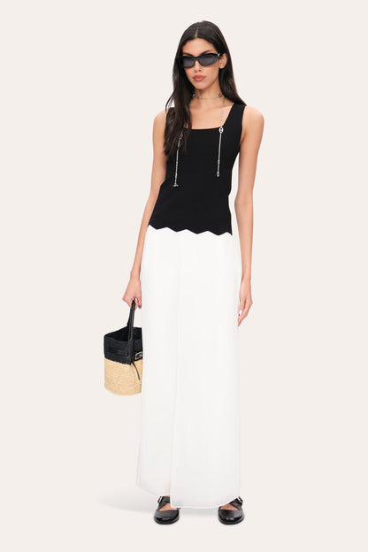 Women Scallop Hem Tank  | Elie Tahari
