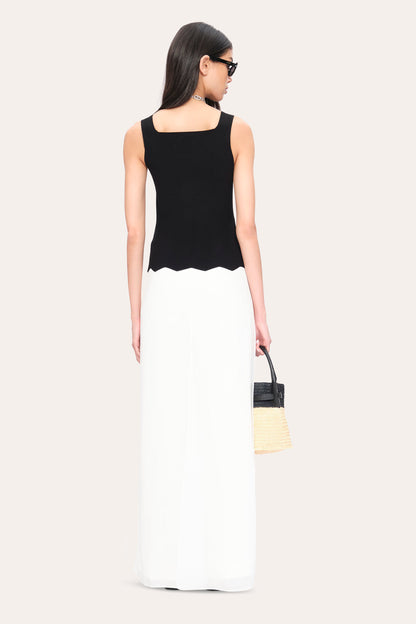 Women Scallop Hem Tank  | Elie Tahari