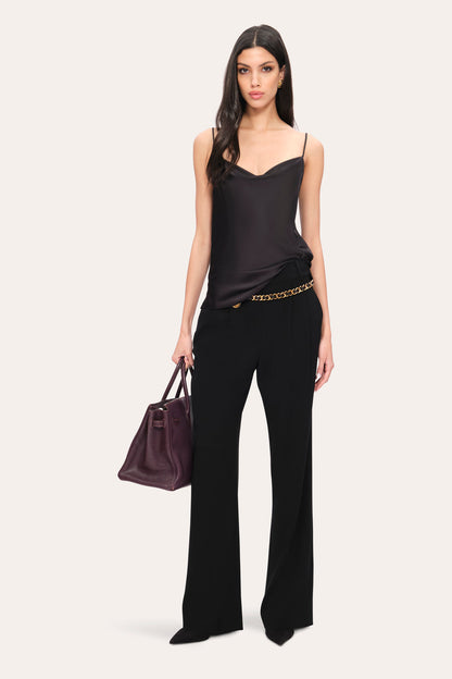 Women Silk Satin Camisole Black | Elie Tahari