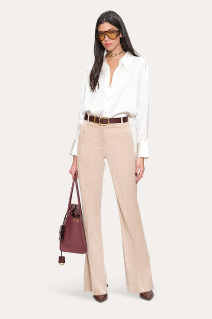 Women Silk Button Down Shirt  | Elie Tahari