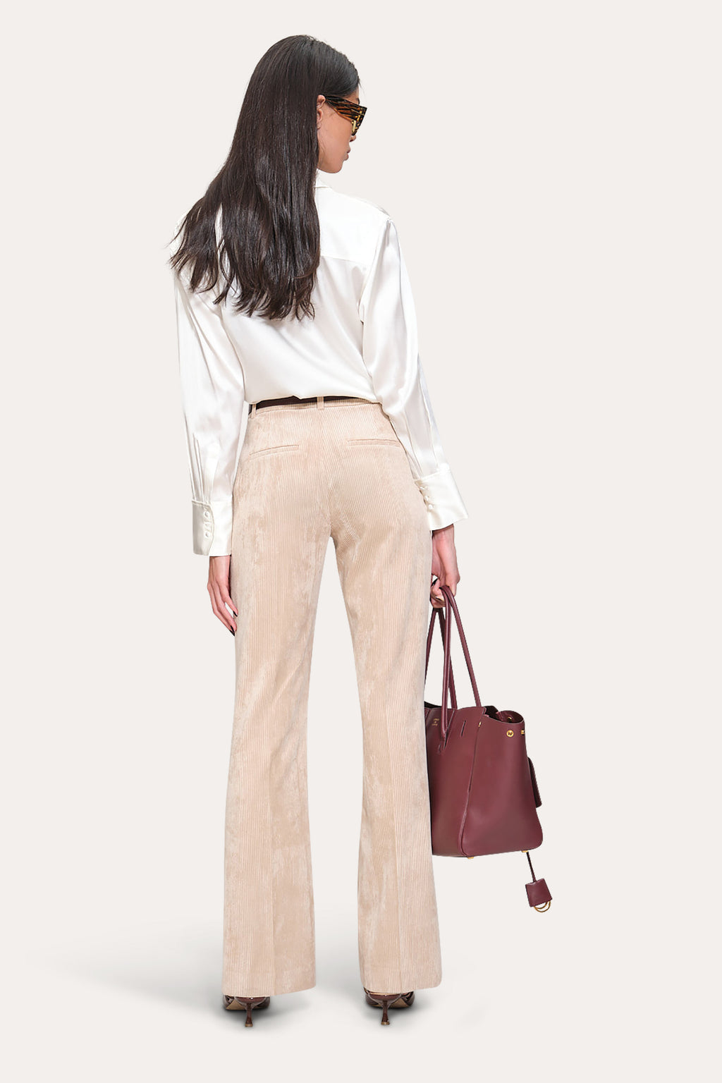 Women Silk Button Down Shirt  | Elie Tahari