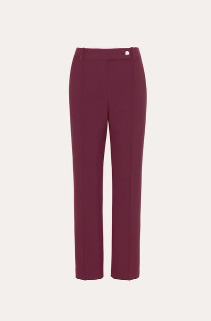 Women Jasmine Cigarette Pant Plum | Elie Tahari