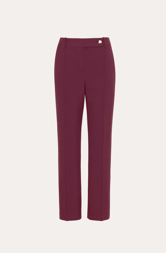 Women Jasmine Cigarette Pant Plum | Elie Tahari
