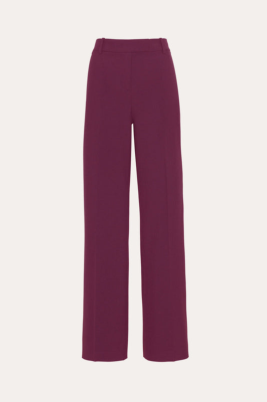 Women Mia Wide Pant Plum | Elie Tahari