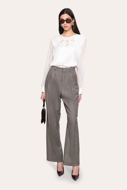 Women Olivia Silk Blouse Fresh Pearl | Elie Tahari