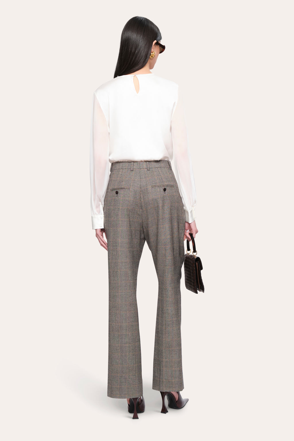 Women Olivia Silk Blouse Fresh Pearl | Elie Tahari