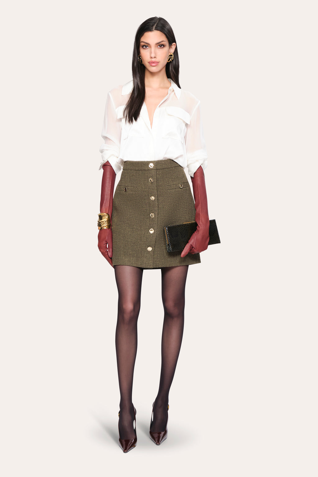 Women Ella Tweed Skirt  | Elie Tahari