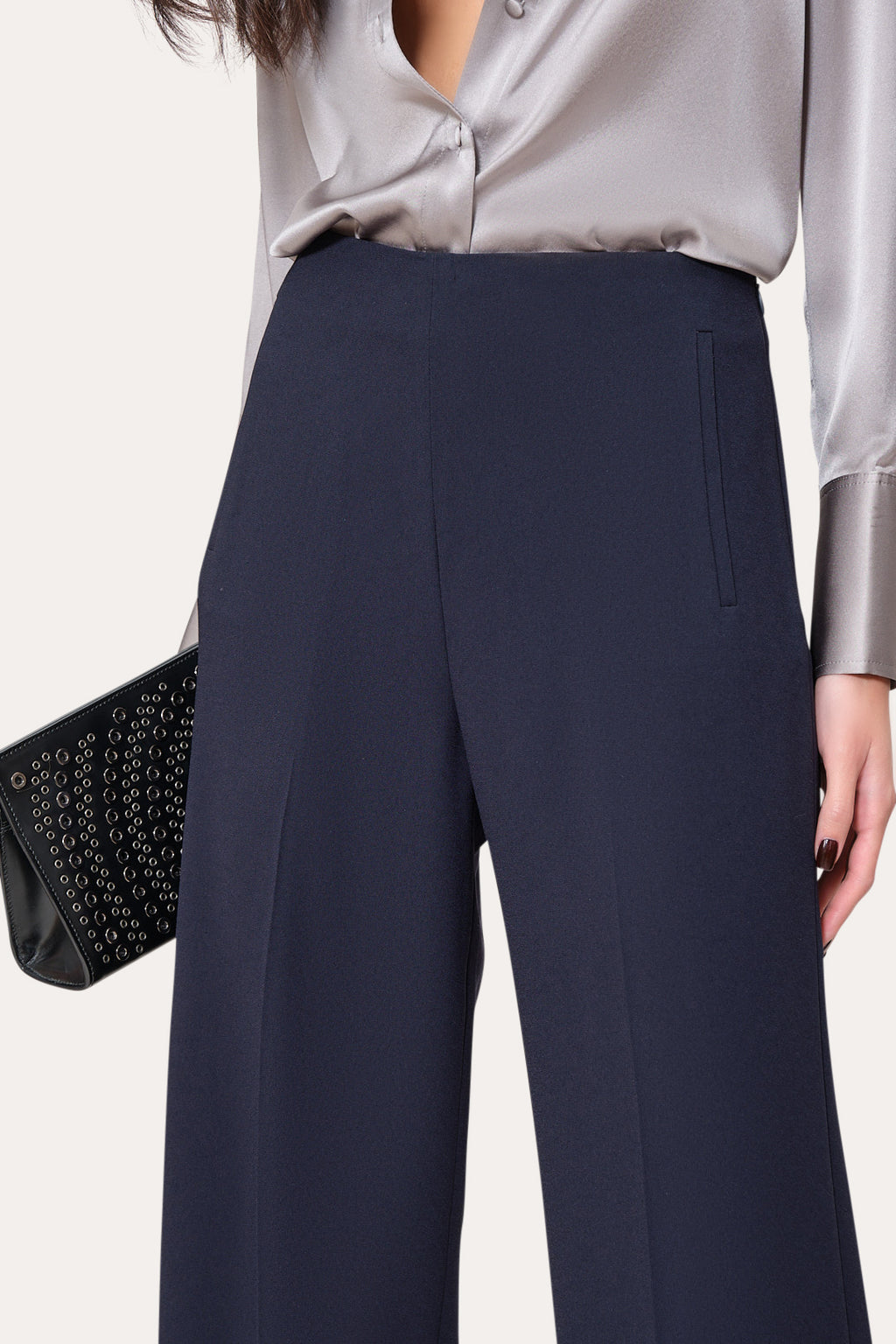 Women Crepe Wide Pant  | Elie Tahari