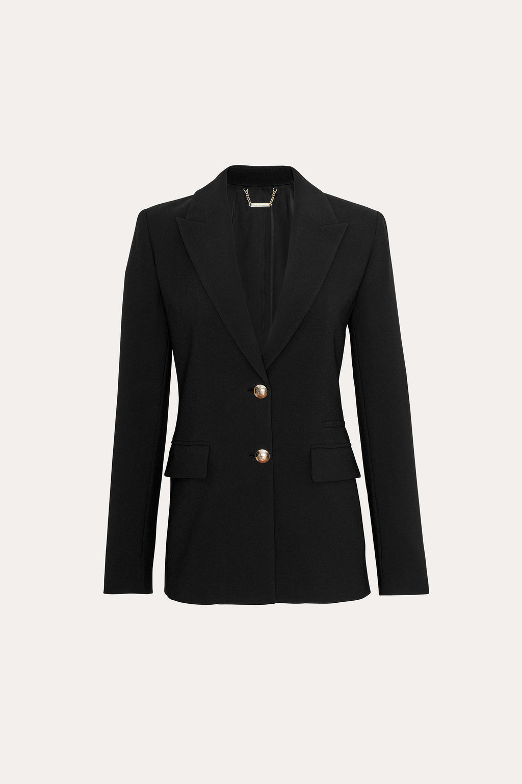 Women Double Button Blazer Black | Elie Tahari
