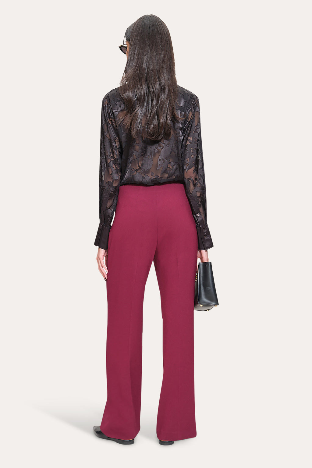 Women Crepe Wide Pant  | Elie Tahari