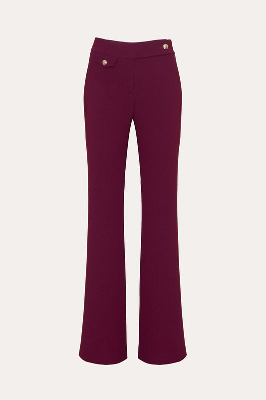 Women Crepe Flare Pant  | Elie Tahari