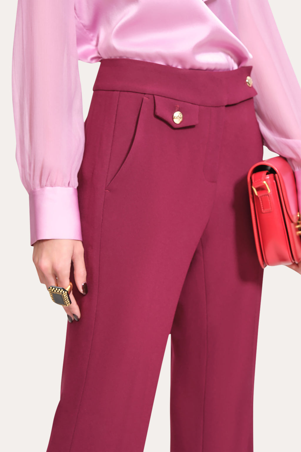 Women Crepe Flare Pant  | Elie Tahari