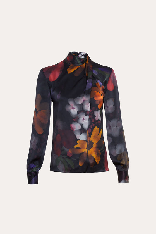 Women Midnight Blossom Print Top Multi | Elie Tahari