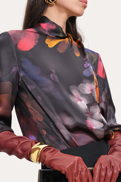 Women Midnight Blossom Print Top Multi | Elie Tahari