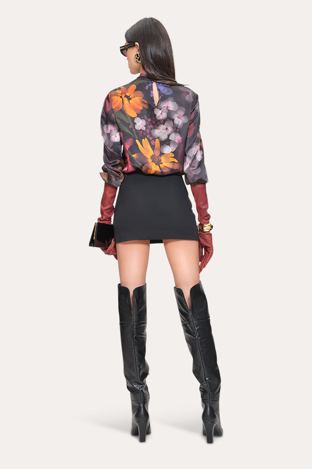 Women Midnight Blossom Print Top Multi | Elie Tahari