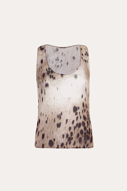 Women Ocelot Scoop Tank  | Elie Tahari