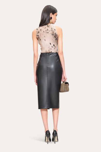 Women Ocelot Scoop Tank  | Elie Tahari